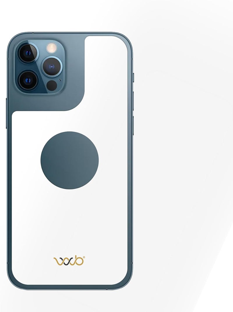 WAVEBLOCK EMF Blocker for Cell Phone - Made for iPhone 12/12 PRO, 13/13 PRO - The Only Patented, Real Scientifically Backed, Lab-Tested 5G-Shield Sticker to Protect You & Your Loved Ones - USA Made - Image 1